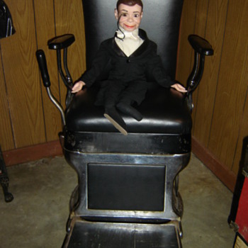 Antique Barber Chair - Furniture