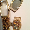 Avalon (vintage) golden. 5 cristals. 