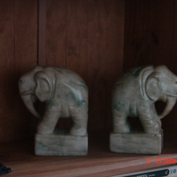 My bookend elephants - Books