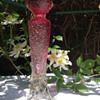 Frit and thorn vase