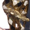 Wonderful Plaster Paris Court Jester Lamp