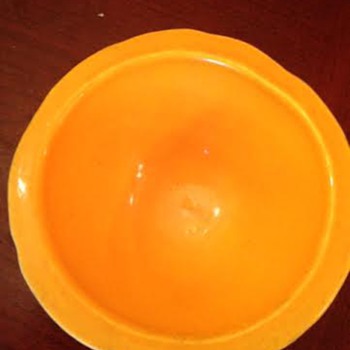 Cantaloupe Bowl Set by Arcadia Ceramics, Inc.