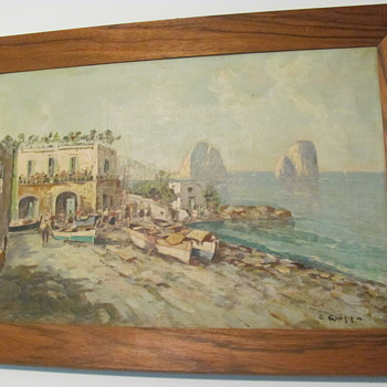 2 seperate Oil Paintings signed by Ciappa