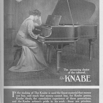 1909 Knabe Piano Advertisement - Advertising