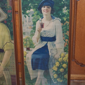 Coca Cola Girls Calendars 1920 and 1921