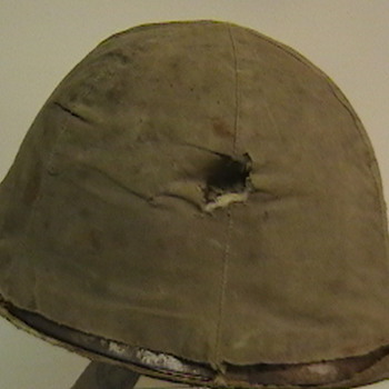 WW II Japanese Army Type 90 Helmet with Original Cover