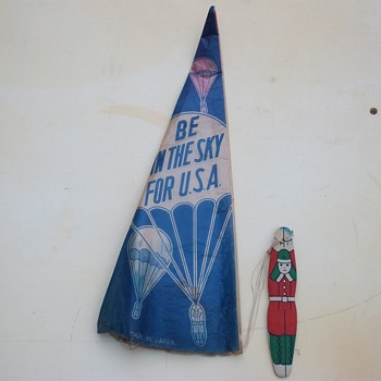 Vintage Japanese Parachute Toy - Toys