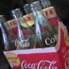Vintage 6 pack Coca-Cola 6 1/2 oz glass bottle and cardboard carrier
