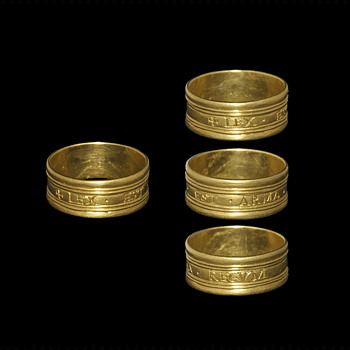 Rare Medieval Gold Serjeant-at-Law Ring, circa 1555 - Fine Jewelry
