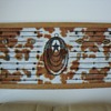 Collection of Barbed Wire Stars & Wood Block Warning Devices