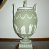 Green and White Wedgwood Jasperware