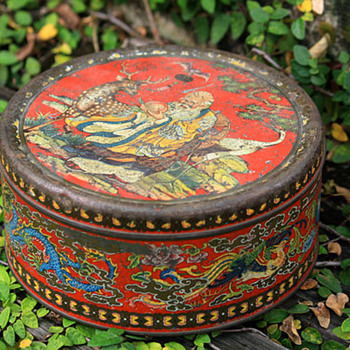 Vintage Chinese-Thai Sweets Tin - Advertising