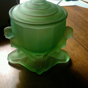 Mermaid candy dish - Art Glass