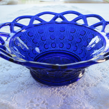 Imperial patterns cobalt color glass- is it really Imperial?