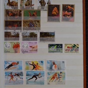 Stamp album #4 theme of the whole world - Stamps