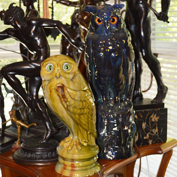 Rambervillers Owl 1900 Paris Exposition - Art Nouveau