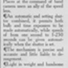 1909 Bausch & Lomb Advertisement 1