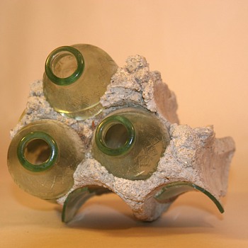 Section of wall from Grandma Prisbrey's Bottle Village - Folk Art