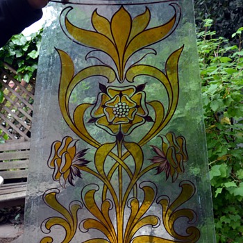 Very large painted/stained glass?  - Art Glass