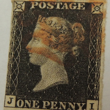 USED - PENNY BLACK - JI - Plate ? - Stamps