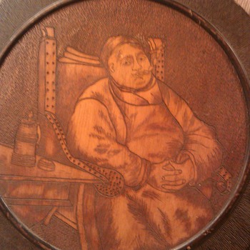 wooden picture - Folk Art
