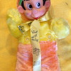 Stuffed dolls that squeak.