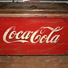Antique coca cola ice chest