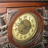 VERY OLD WOODEN CLOCK(WALL) IN THE FAMILLY FOR 100 YEARS MINIMUM ANY ONE KNOWS ANYTHING?