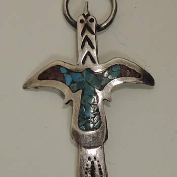 Possibly real Native American pendent and earrings - Fine Jewelry
