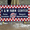 Old 8' x 4' Purina feed store sign 