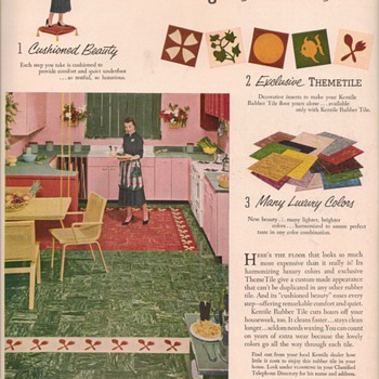 1950 Kentile Advertisements