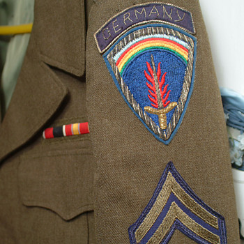 1954 army jacket from our family - Military and Wartime