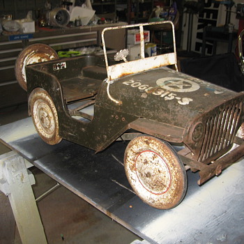 1947-50 Thistle Jeep (restoration project) - Model Cars