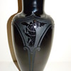 Steuben Medieval Shape 3273 Lamp in Mirror black