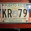 CONTROVERSIAL PUERTO RICO 5OTH ANNIVERSARY LICENSE PLATE FROM 2002