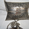 hand made silver purse late 1800's