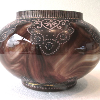 Loetz Marmoriertes Onyx - c1890 - Art Glass