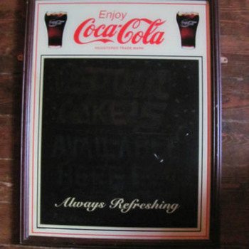 COCA-COLA CHALK MENU BOARD  - Coca-Cola
