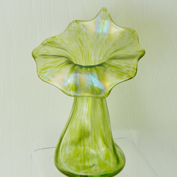 Retake of Loetz Jack In Pulpit Vase :( Then Smash :0 - Art Nouveau