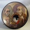 Wonderful antique Japanese Satsuma brooch or pin.