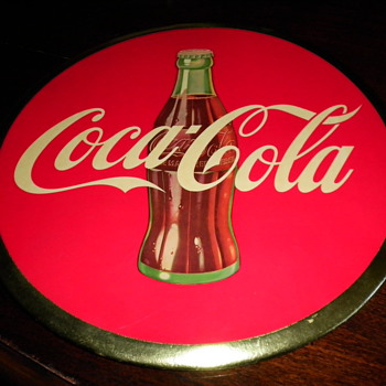 c 1950s Coca Cola Advertising Sign - Coca-Cola