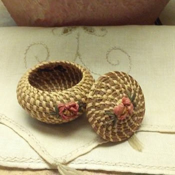 Miniature Coushatta Basket - Native American