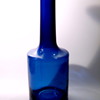 Big Blue Vase by Hans Theo Baumann for Gralglas