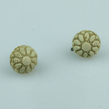 Galalith or french bakelite earrings