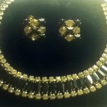 Choker and Earring Set by Elgin American