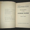 Introduction a l'étude de l'economie politique - 1939