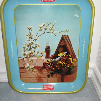 Coca Cole Birdhouse Tray