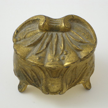 lily of the valley metal ring box