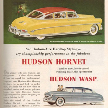 1952 - Hudson Hornet Advertisement