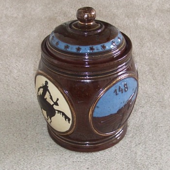 WW1 Souvenir Tobacco Humidor from the 148th Field Artillery  - Military and Wartime